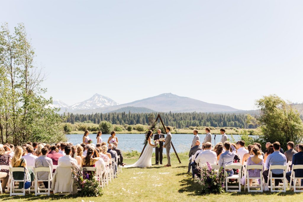 Mountain ceremony site at black butte lodge