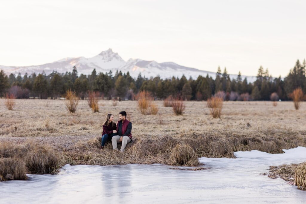 Places to take engagement photos in Bend